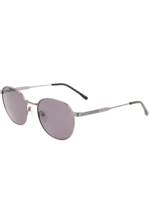 Lacoste Unisex L251S 901 Occhiali da sole Metallo Grigio Rotonda Normale Fotocromatiche