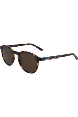 Lacoste Unisex L916S 214 Occhiali da sole Iniettato Marrone Rotonda Normale Fotocromatiche