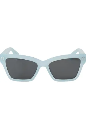 OFF-WHITE Unisex OERI110 Cincinnati 4007 ligh blue Occhiali da sole Acetato Grigio Squadrata
