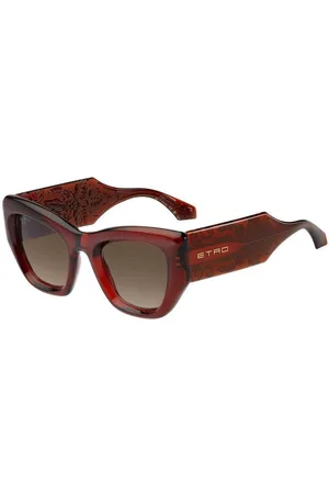 Etro Donna 0017/S 2LF/HA Occhiali da sole Plastica Marrone Squadrata Normale Sfumato