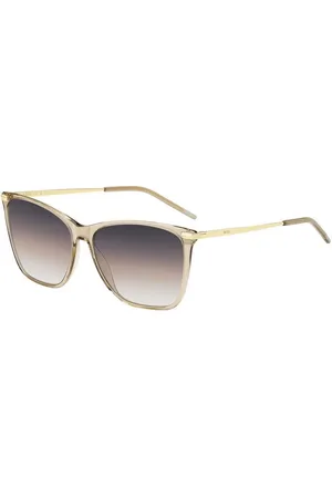 HUGO BOSS Donna BOSS 1661/S 84A/PR Occhiali da sole Acetato Multicolore Squadrata Sfumato