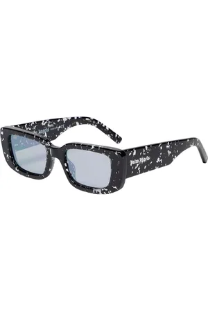 Palm Angels Unisex PERI003 Giorgina 1040 Black crystal havana Occhiali da sole Acetato Argento Squadrata Normale