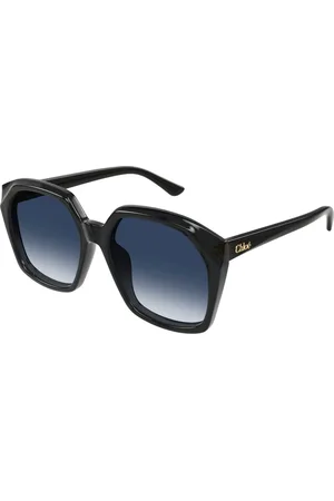 Chloé Donna CH0280S 002 Occhiali da sole Acetato Blu Squadrata