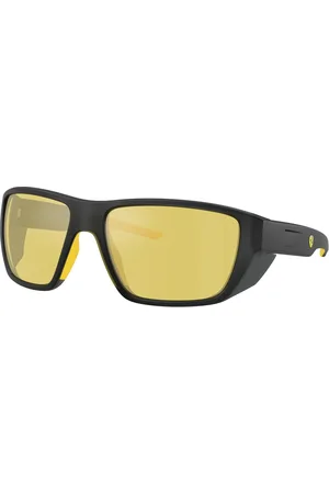 FERRARI Uomo FZ6012U 516/V9 Occhiali da sole Iniettato Giallo Squadrata Normale
