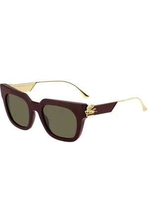 Etro Donna 0027/G/S LHF/QT Occhiali da sole Acetato Verde Squadrata Normale