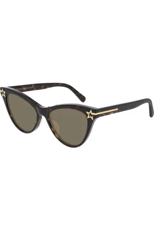 Stella McCartney Donna SC0212S 002 Occhiali da sole outlet Acetato Verde Farfalla Normale