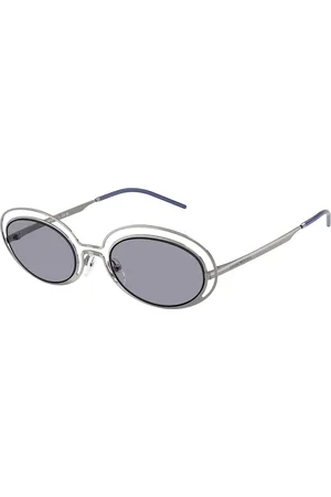 Emporio Armani Donna EA2160 301080 Occhiali da sole Metallo Blu Rotonda Normale