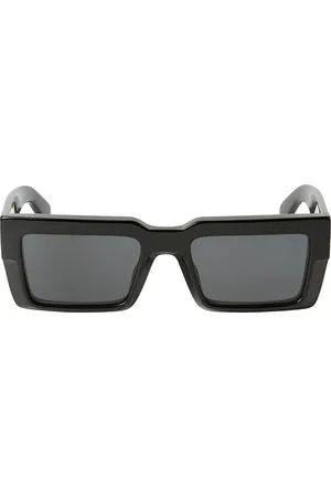 OFF-WHITE Unisex OERI114 Moberly 1007 black Occhiali da sole Acetato Grigio Squadrata Normale