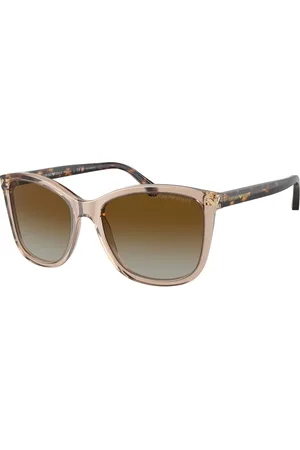 Emporio Armani Donna EA4060 5850T5 Occhiali da sole Acetato Squadrata Polarizzata Sfumato