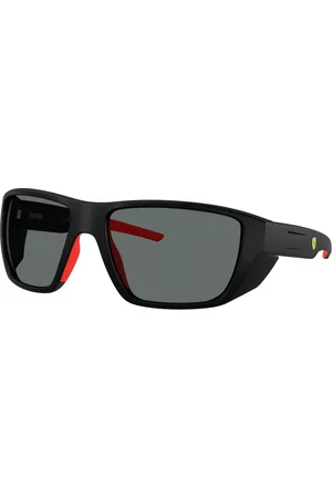 FERRARI Uomo FZ6012U 504/81 Occhiali da sole Iniettato Grigio Squadrata Polarizzata