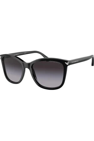 Emporio Armani Donna EA4060 50178G Occhiali da sole Acetato Grigio Squadrata Normale Sfumato