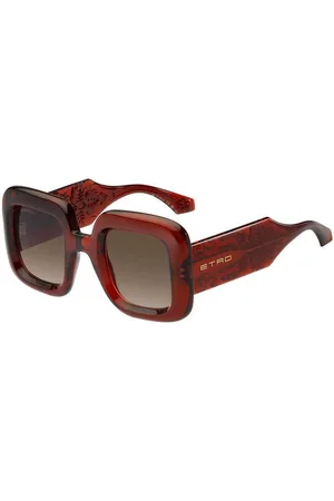 Etro Donna 0015/S 2LF/HA Occhiali da sole Plastica Marrone Squadrata Normale Sfumato