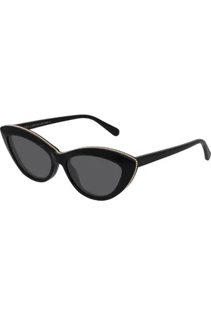 Stella McCartney Donna SC0187S 005 Occhiali da sole outlet Acetato Grigio Cat Eye Normale