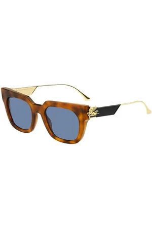 Etro Donna 0027/G/S 05L/KU Occhiali da sole Acetato Azzurro Squadrata Normale