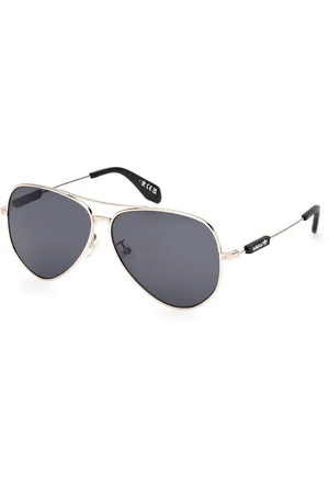 adidas Unisex OR0085 28A Occhiali da sole Metallo Fumo Pilot Normale