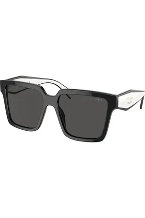 Prada Donna PR 24ZS 1AB5S0 Occhiali da sole Acetato Grigio Squadrata Normale