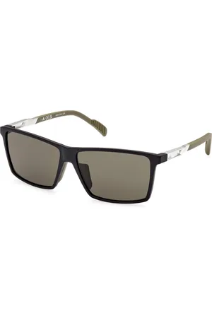 adidas Unisex SP0058 02N Occhiali da sole Verde Rotonda Normale