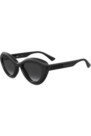 Moschino Donna MOS163/S 807/9O Occhiali da sole Plastica Grigio Cat Eye Sfumato