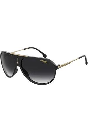 Carrera Unisex HOT65 807/9O Occhiali da sole Acetato Grigio Pilot Normale Sfumato
