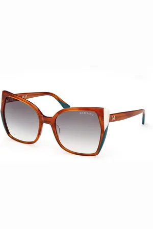 Guess Donna GM0831 56B Occhiali da sole Acetato Fumo Farfalla Normale