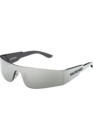 Balenciaga Unisex BB0041S 002 Occhiali da sole Nylon Maschera Normale