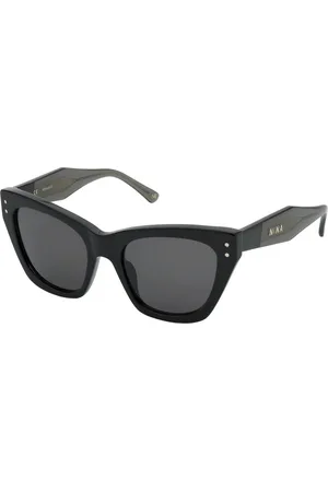 Nina Ricci Donna SNR323 0700 Occhiali da sole Acetato Grigio Cat Eye Normale