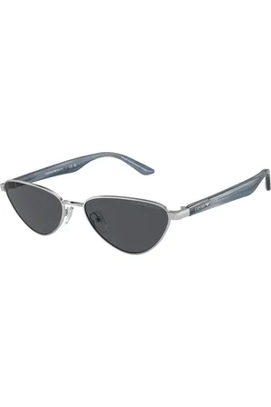 Emporio Armani Donna EA2153 301587 Occhiali da sole Metallo Grigio Geometrica Normale