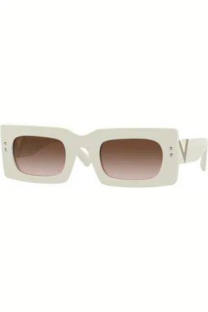 VALENTINO Donna VA4094 511813 Occhiali da sole outlet Plastica Marrone Squadrata Sfumato