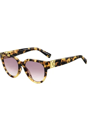 Givenchy Donna GV 7155/G/S SX7/VT Occhiali da sole Acetato Rosa Rotonda Normale Sfumato