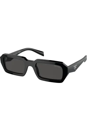 Prada Donna PR A12S 16K08Z Occhiali da sole Acetato Grigio Geometrica Normale