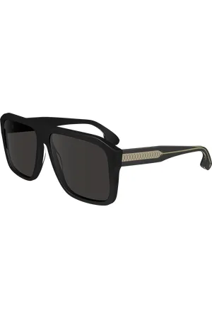 Victoria Beckham Donna VB671S 001 Occhiali da sole Acetato Squadrata Normale Normale