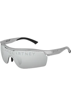 Stella McCartney Donna SC0152S 011 Occhiali da sole outlet Plastica Avvolgente Normale Specchiato