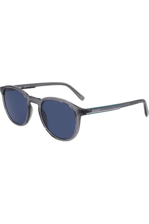 Lacoste Unisex L916S 038 Occhiali da sole Iniettato Blu Rotonda Normale Fotocromatiche