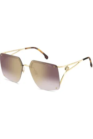 Carrera Donna 3041/S VVP/YK Occhiali da sole Metallo Marrone Squadrata Specchiate Sfumato