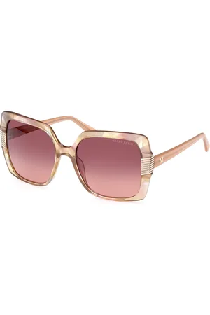 Guess Donna GM0828 59F Occhiali da sole Acetato Marrone Squadrata Normale
