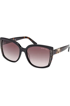 Guess Donna GM00013 05B Occhiali da sole Acetato Fumo Squadrata Normale