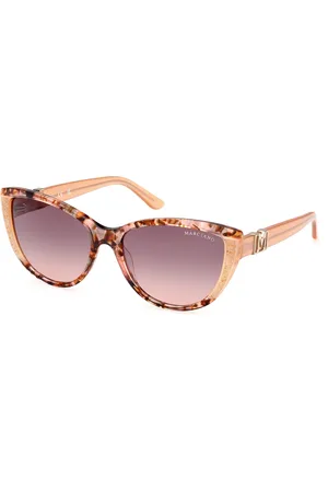 Guess Donna GM00011 44F Occhiali da sole Acetato Marrone Cat Eye Normale