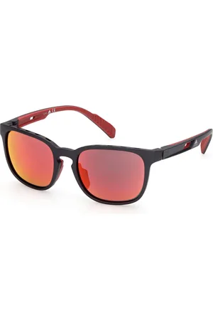 adidas Unisex SP0033 02L Occhiali da sole Iniettato Rosa Rotonda Normale Specchiato