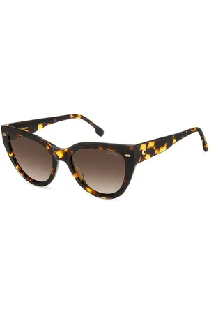 Carrera Donna 3017/S 086/HA Occhiali da sole Acetato Marrone Cat Eye Sfumato