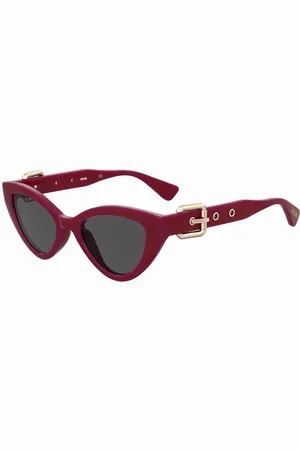 Moschino Donna MOS142/S C9A/IR Occhiali da sole Iniettato Grigio Cat Eye Normale