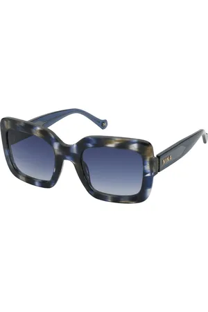 Nina Ricci Donna SNR322 0811 Occhiali da sole Acetato Squadrata Normale Sfumato