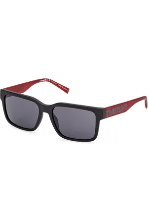 Timberland Unisex TB00012 02A Occhiali da sole Iniettato Fumo Squadrata Normale