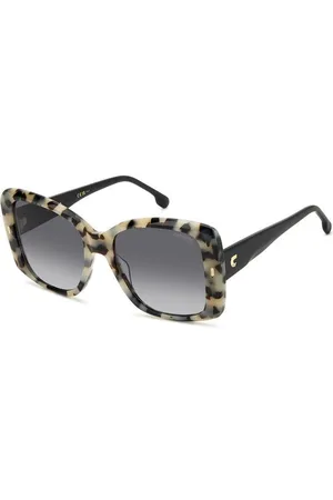 Carrera Donna 3030/S AHF/9O Occhiali da sole Acetato Grigio Squadrata Normale Sfumato