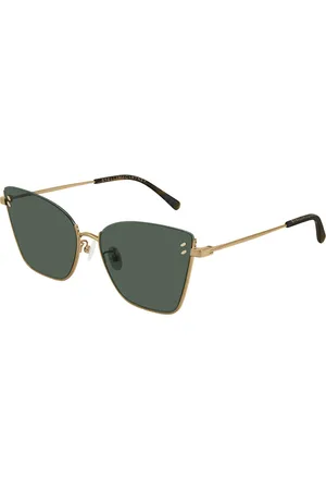 Stella McCartney Donna SC0182S 001 Occhiali da sole outlet Metallo Verde Squadrata Normale