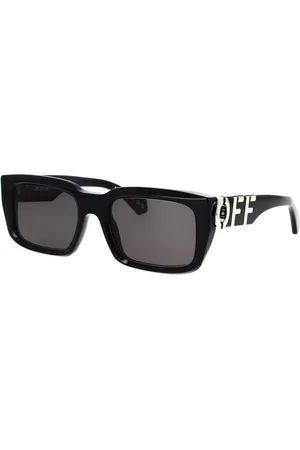 OFF-WHITE Unisex OERI125 Hays 1007 black dark grey Occhiali da sole Acetato Grigio Squadrata Normale