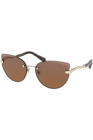 Bvlgari Donna BV6172B 278/EL Occhiali da sole outlet Metallo Arancione Cat Eye Normale