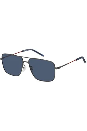 Tommy Hilfiger Uomo TH 2110/S R80/KU Occhiali da sole Acciaio Blu Squadrata