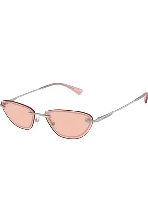 Emporio Armani Donna EA2158 3045/5 Occhiali da sole Metallo Rosa Cat Eye Normale