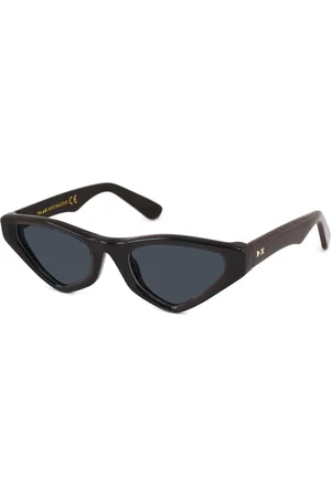 XLAB Donna MALDIVE Occhiali da sole Acetato Fumo Cat Eye Polarizzata