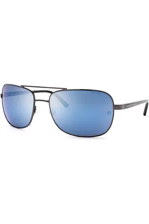 North Sails Unisex Amerigo NS042 Occhiali da sole Metallo Blu Squadrata Polarizzata